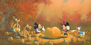 Mickey Mouse Fine Art Mickey Mouse Fine Art Picking the Perfect Pumpkin